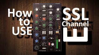 How to use Waves SSL EChannel Strip Plugin [upl. by Dorian560]