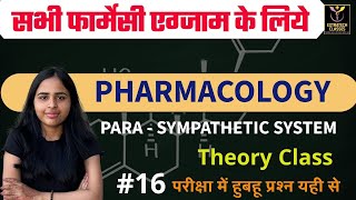 Pharmacology para Sympathetic System  Bpharma  DPharma  all pharmacy exam [upl. by Kavanaugh]