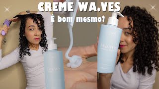 RESENHA CREME DE PENTEAR WAVES DA HIVEN  CACHOS SUPER DEFINIDOS  Oeslanhiny Nunes [upl. by Norrad495]