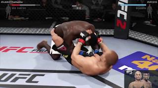 UFC® 215  Junior Dos Santos vs Francis Ngannou  Fight Simulation [upl. by Ellebanna]