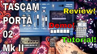 Tascam Porta 02 Mk II  Review Tutorial amp Demo [upl. by Ammamaria]