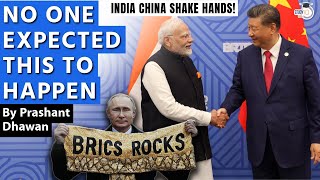 NO ONE EXPECTED INDIA CHINA TO SHAKE HANDS IN RUSSIA  First Time in 5 years [upl. by Nitin]