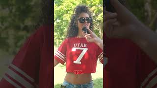 This girl has THE FLYEST FIT at the FOOTBALL GAME [upl. by Erdei133]