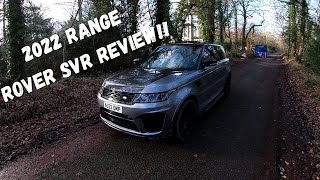 2022 LAND ROVER RANGE ROVER SVR CARBON EDITION REVIEW [upl. by Eicirtap]