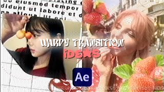 creative warpy transitions  after effects [upl. by Dagna]