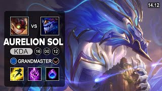 Aurelion Sol vs Ziggs Mid  EUW Challenger  Patch 1412 Season 14 [upl. by Cirad]