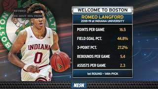 Meet Celtics 2019 Top NBA Draft Pick Romeo Langford [upl. by Adnolat]