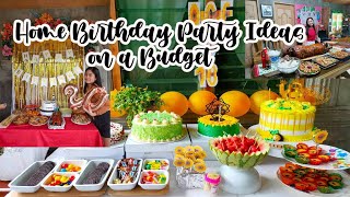 SIMPLE BIRTHDAY PARTY IDEAS AT HOME HOME BIRTHDAY PARTY IDEAS ON A BUDGET  Irene [upl. by Emoryt840]