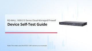 RGWALL 1600ZS Series CloudManaged Firewall Device SelfTest Guide [upl. by Danielle929]