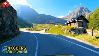 Driving in Switzerland  Ulrichen To Nufenenpass  4K60 Road Trip [upl. by Yllom]