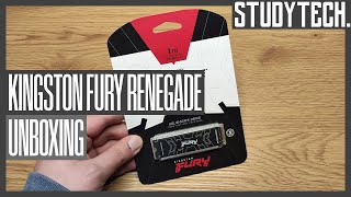 Unboxing Kingston Fury Renegade PCIe 40 NVMe M2 4KDeutsch studytech [upl. by Abate]