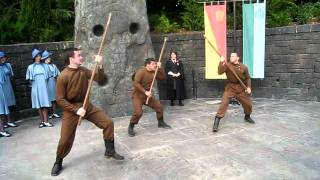 Beauxbaton and Durmstrang Performance Universal Studios  Wizarding World of Harry Potter [upl. by Kurman]