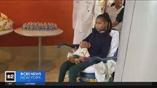 Guyana school fire survivor released from Staten Island burn center [upl. by Yrol]