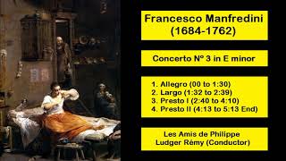 Francesco Manfredini 16841762  Concerto Nº 3 in E minor [upl. by Adriaens626]