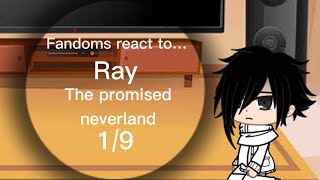 Fandoms react… 19 ray  the promised neverland [upl. by Rosati138]