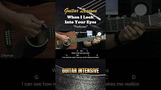 When I Look Into Your Eyes  Firehouse  EASY Guitar Tutorial  Chords  Guitar Lessons chordgitar [upl. by Paulo]