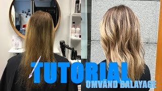 OMVÄND BALAYAGE  sudda utväxten teknisk TUTORIAL [upl. by Sdlonyer]