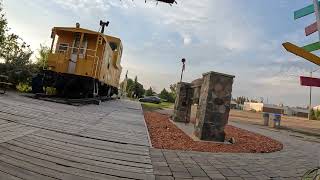 Historic Centre Train Station Virden Manitoba Canada 20 August 2024 NGH20097 [upl. by Jessamyn]