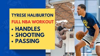 Tyrese Haliburton FULL NBA WORKOUTTRAINING  Awakening Of New Era Point God NBA [upl. by Anaujahs]