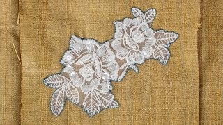 How to Sew on Lace Applique [upl. by Cronin]