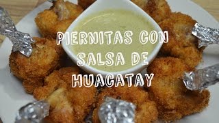 Piernitas con salsa de huacatay [upl. by Obla404]