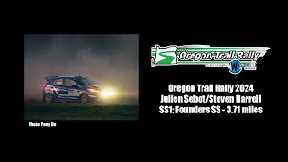 Oregon Trail Rally 2024 SS1  SebotHarrell [upl. by Aik]