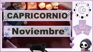 CAPRICORNIO ♑️ Amor 💖 Noviembre 2024 [upl. by King]