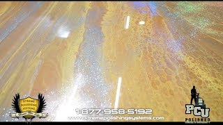 How to Apply Metallic Glitter Epoxy Countertop Kit Start to Finish  Xtreme Polishing Systems epoxy [upl. by Irianat]