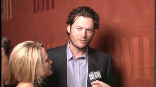 Miranda Lambert amp Blake Shelton Interview  The 2008 BMI Country Awards [upl. by Lacy]