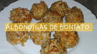 albóndigas de boniato sencillas pero deliciosas [upl. by Teraj858]