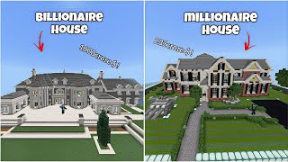 billionaire house in minecraft  minecraft but i buy billionaire house in 1000crore [upl. by Mialliw]