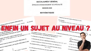 Bac Spécialité mathématiques Centres étrangers I  un petit corrigé pendant la pause café [upl. by Assili45]