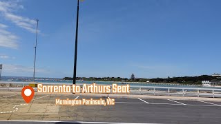 Sorrento to Arthurs seat Drive melbourne victoria australia tourismvideos touristplace tour [upl. by Esaele280]