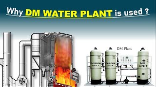 thermal power plant boiler water treatment dm water plant  steam boiler [upl. by Lebatsirc]