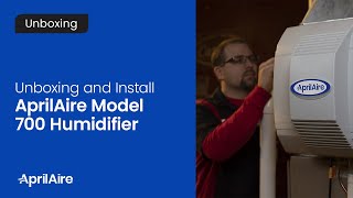 Unboxing amp Install  AprilAire Model 700 Humidifier [upl. by Sairtemed945]