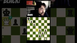 THREE BRILLANTS 💎⁉️ chess hikarunakamura stalemate [upl. by Nrublim]