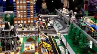 Lego CTrain at Supertrain in Calgary [upl. by Sturrock733]