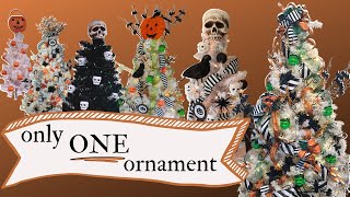 With this ONE THING I Decorated 6 Halloween Trees [upl. by Alina]