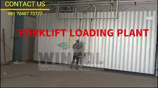 wood seasoning plant kiln Sliding Door Forlift Loading unloading Aluminium based [upl. by Althea]