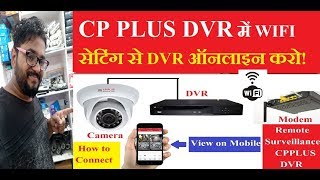 How to Configure CP Plus WIFI Setting in Hindi [upl. by Ellemaj740]