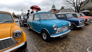 Brooklands Mini Day 23 Steve and Charlie with their 1967 Mini Traveller [upl. by Beaufert]