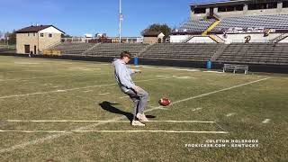 COLETON HOLBROOK KICKER PUNTER Ray Guy PROKICKERCOM KENTUCKY [upl. by Peirsen]