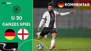 Deutschland  England  U 20  Länderspiel  🇩🇪 Kommentar [upl. by Haissi876]