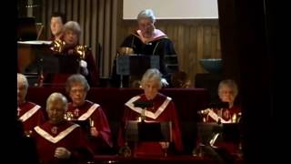 Chancel Bells perform quotLead On O King Eternalquot at FUMCBV  September 18 2016 [upl. by Enelyak]