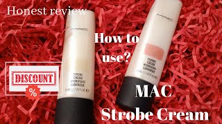 MAC Strobe Cream uses and review  swatches included  The review addict [upl. by Aldarcie]