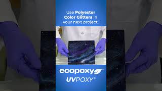 Use Polyester Color Glitters with UVPoxy® [upl. by Ahsauqram]