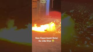 New Experiment Botal Ko Uda Diya 😂 shorts ytshorts viralvideo [upl. by Yelahs]