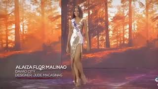 MISS DAVAO CITY ALAIZA MALINAO LONG GOWN  MISSDAVAO MUP2020 [upl. by Secor578]