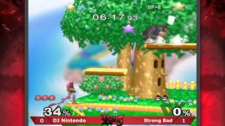 Revival of Melee 5  DJ Nintendo Bowser Samus Vs Strong Bad Donkey Kong  Bracket [upl. by Jojo]