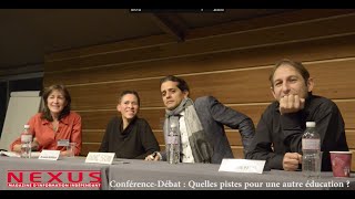 L’éducation sans école – Conférence débat de NEXUS [upl. by Anilad]